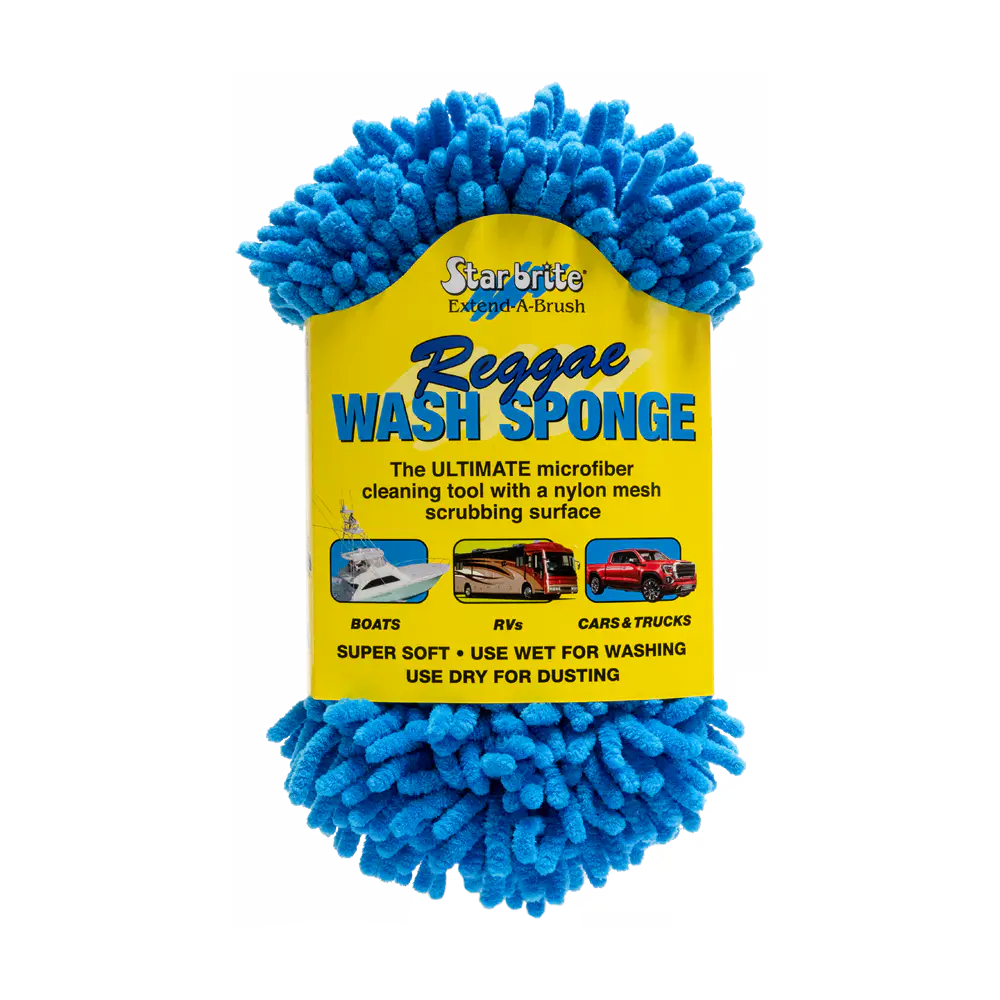Car Wash Sponge Blue Microfiber Single - STB040078